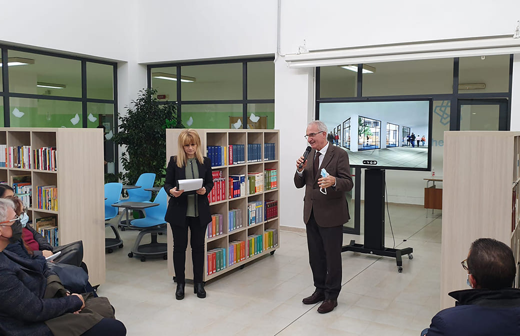Inaugurata la nuova biblioteca dell’Istituto d’Istruzione Superiore “Dell’Aquila-Staffa”