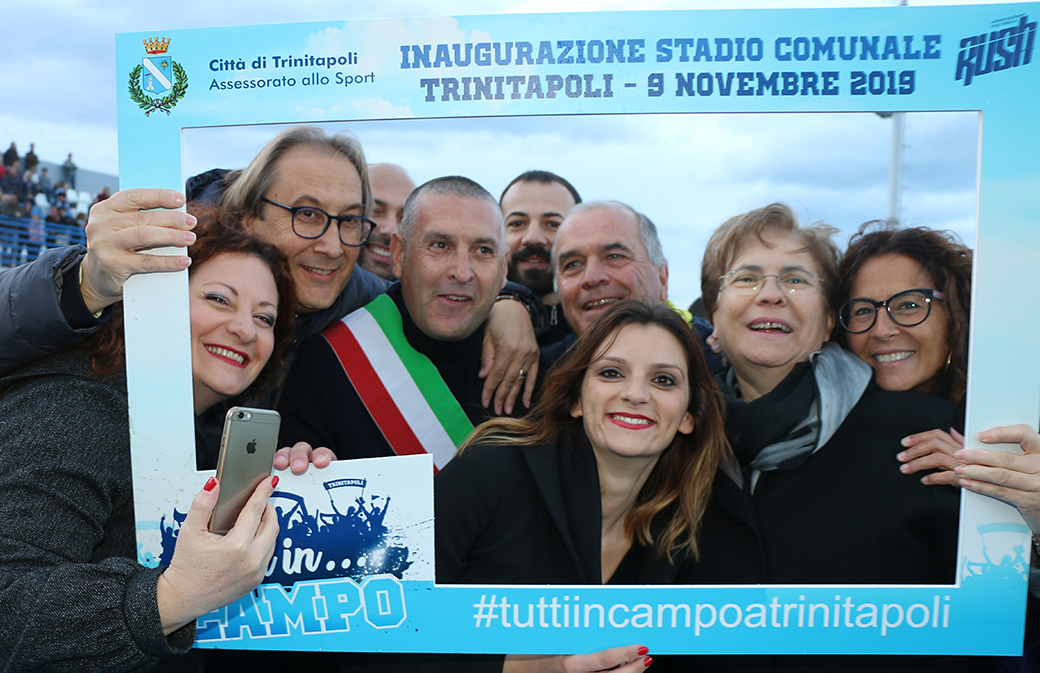 Trinitapoli, grande festa per l’inaugurazione del nuovo stadio comunale