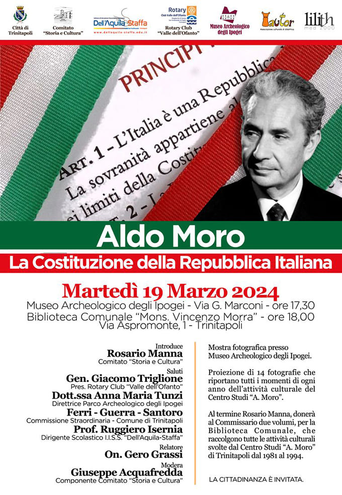 temi moro costituzione