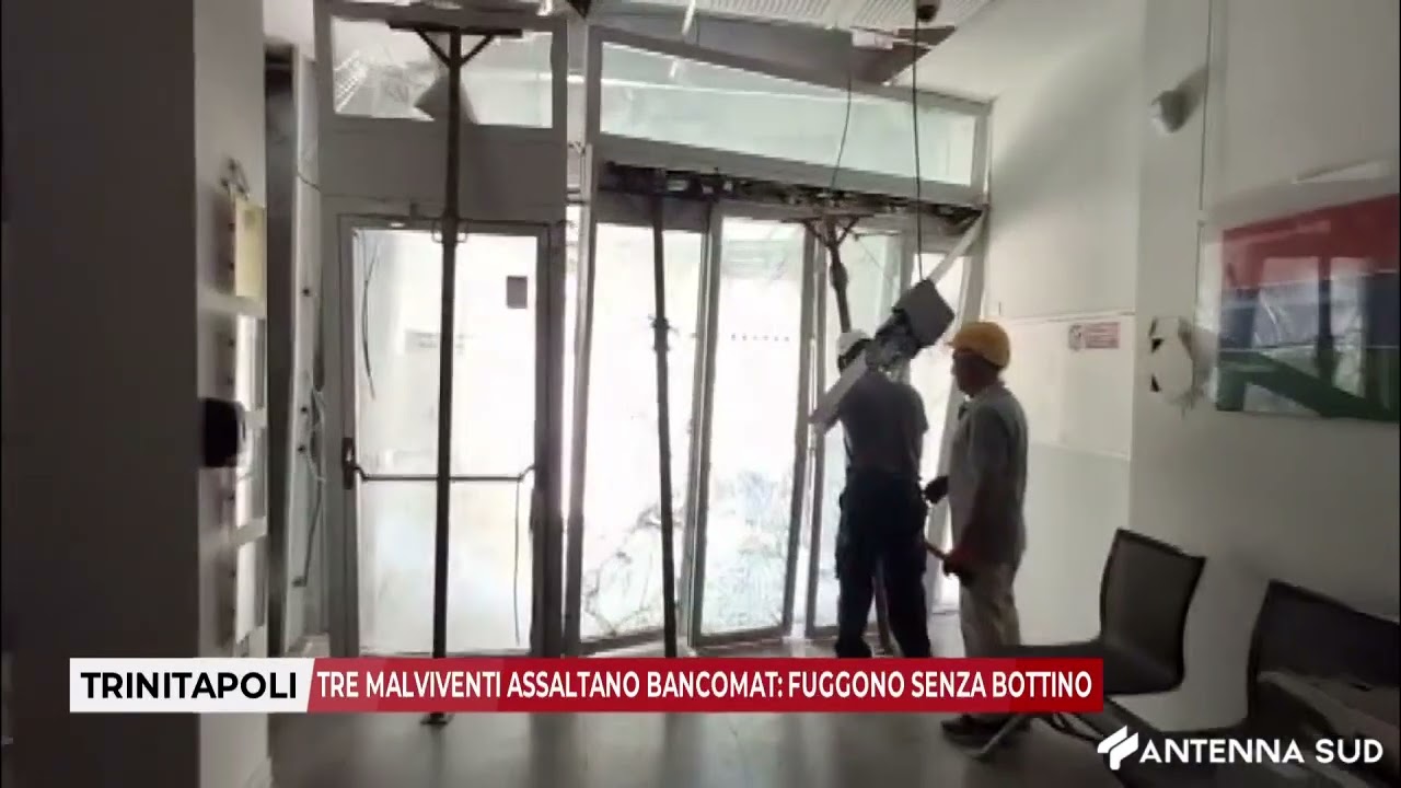 Trinitapoli, assalto all’ATM di Intesa Sanpaolo: i malviventi fuggono senza bottino