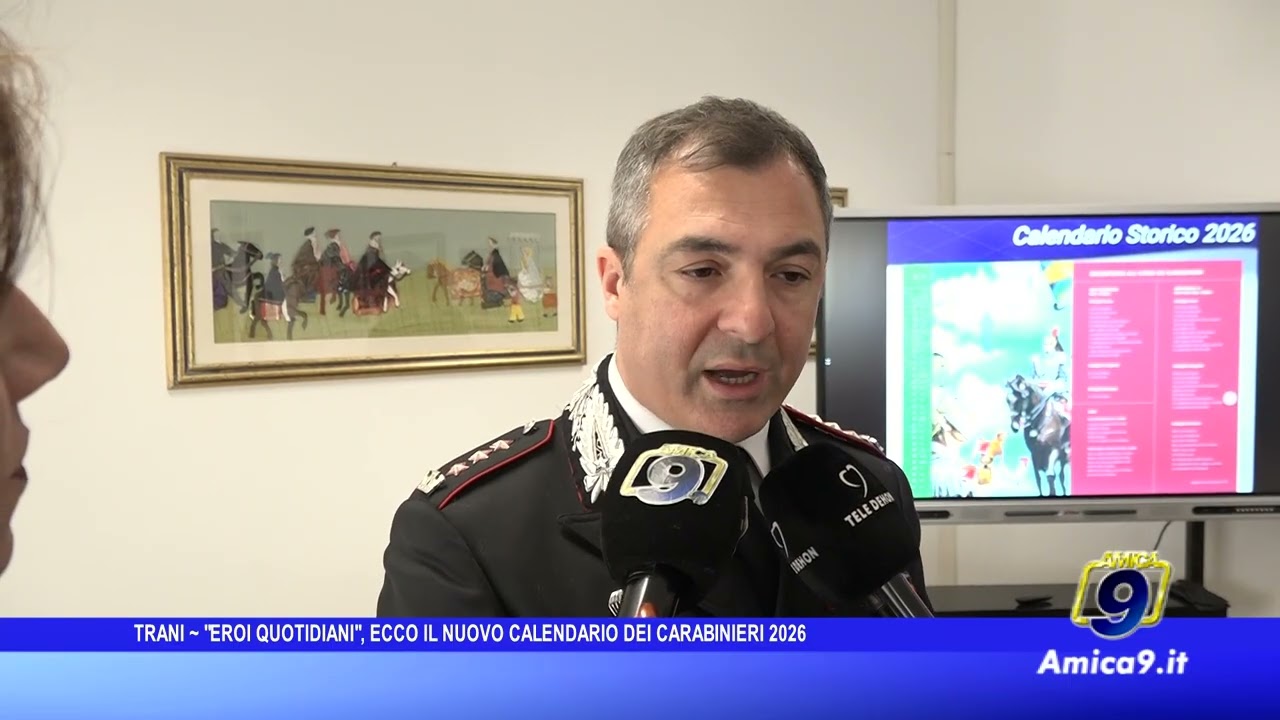 “Eroi quotidiani”: presentato il calendario 2026 dell’Arma dei Carabinieri