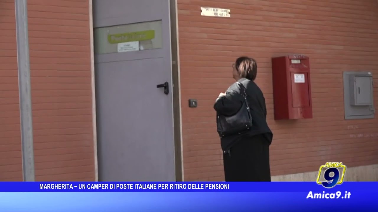 Margherita di Savoia, un camper di Poste Italiane per il ritiro delle pensioni