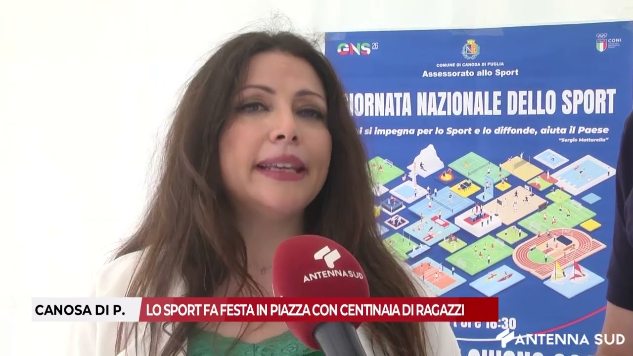 Canosa di Puglia, grande partecipazione per la Giornata Nazionale dello Sport