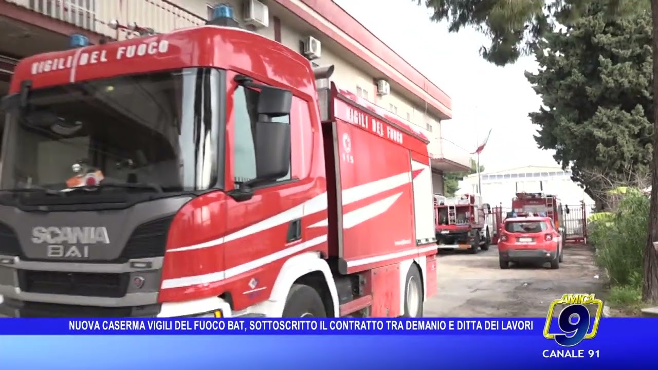 Nuova caserma dei Vigili del Fuoco: firmato il contratto tra Demanio e impresa aggiudicataria dei lavori