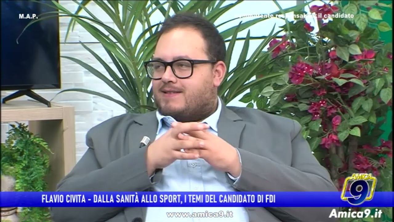 Il Palco, verso le elezioni: ospite Flavio Civita, candidato nella lista di Fratelli d’Italia