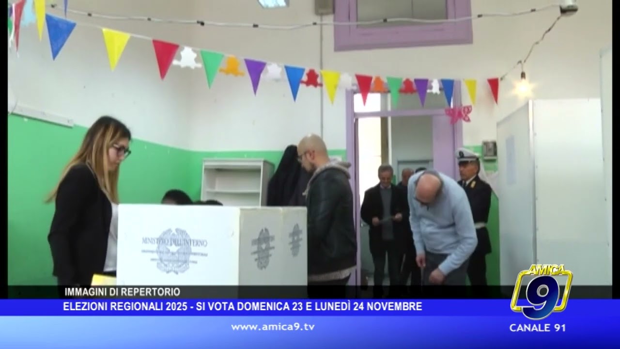 Elezioni Regionali 2025, si vota domenica 23 e lunedì 24 novembre: tutte le informazioni utili