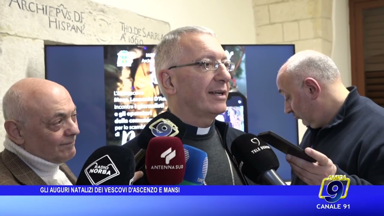 Festa del Santo Natale, gli auguri dei vescovi D’Ascenzo e Mansi