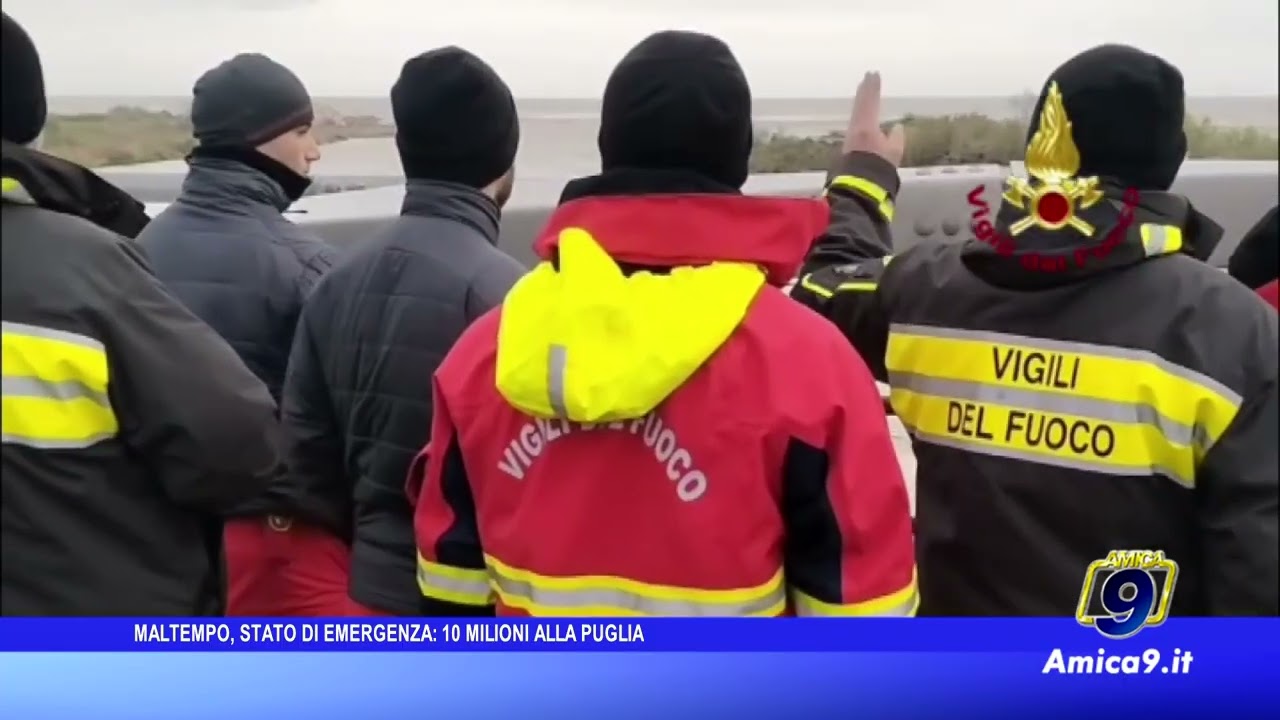 Maltempo, il Governo dichiara lo stato di emergenza: 10 milioni di euro alla Puglia