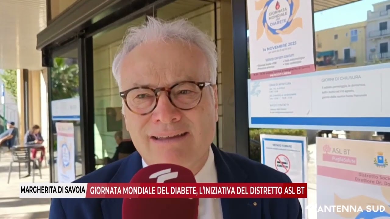 Giornata Mondiale del Diabete, iniziativa dell’Asl BT presso le Terme di Margherita di Savoia