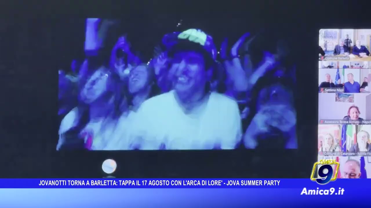 Jovanotti torna a Barletta: il 17 agosto 2026 tappa de “L’Arca di Loré” Jova Summer Party