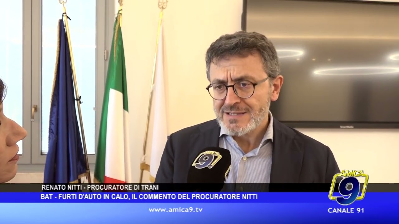 Nella BAT furti d’auto in netto calo: parla il procuratore Renato Nitti