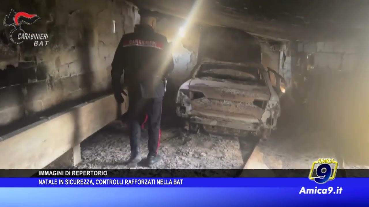 Festività natalizie, scatta il piano sicurezza dei Carabinieri nella provincia BAT