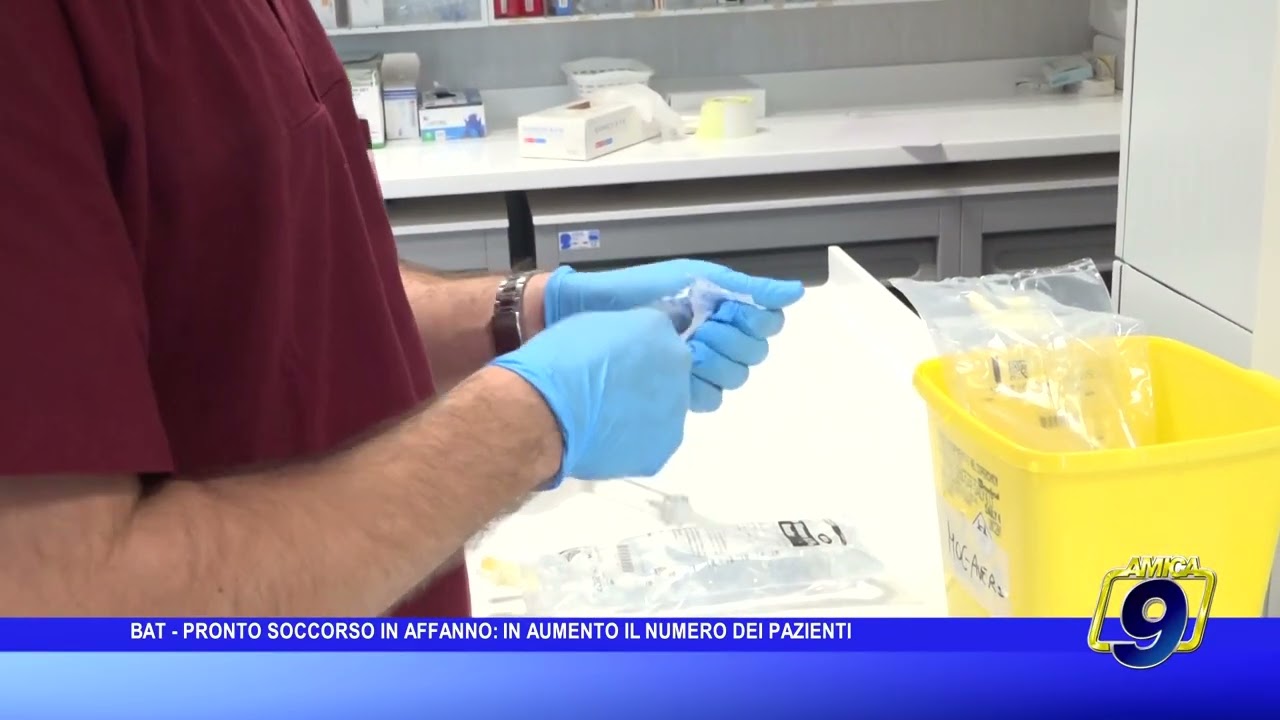 BAT, pronto soccorso in affanno: aumentano gli accessi e cresce la pressione sui servizi di emergenza