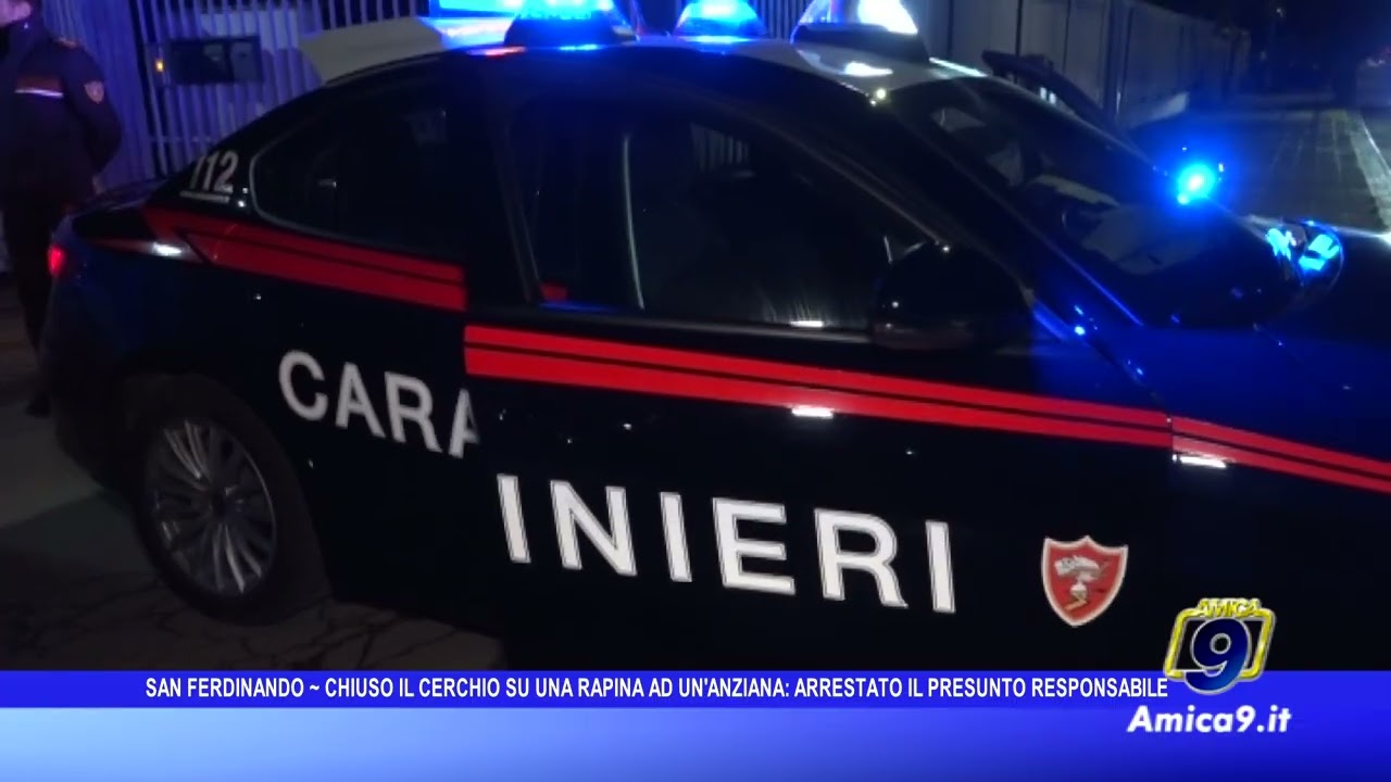 San Ferdinando di Puglia, stroncata una violenta rapina ai danni di un’anziana