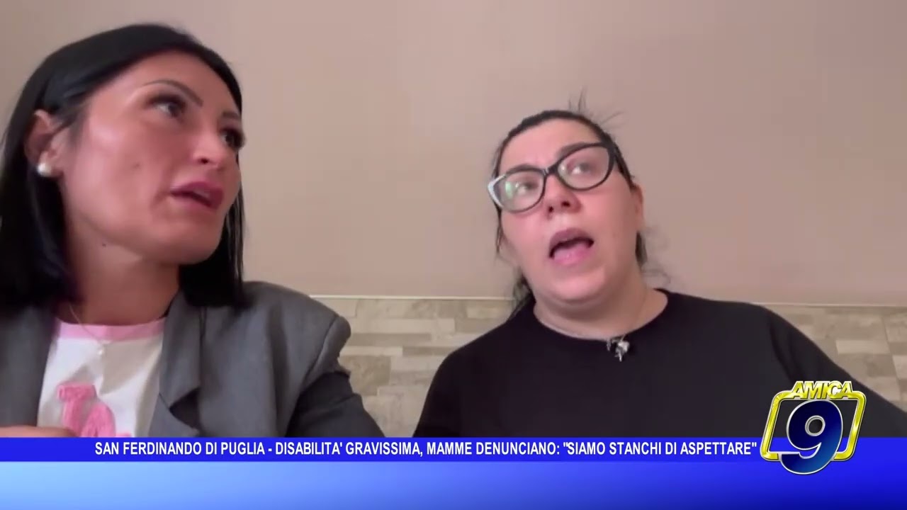 San Ferdinando di Puglia, le mamme di figli con disabilità gravissima: «Siamo stanche di aspettare»