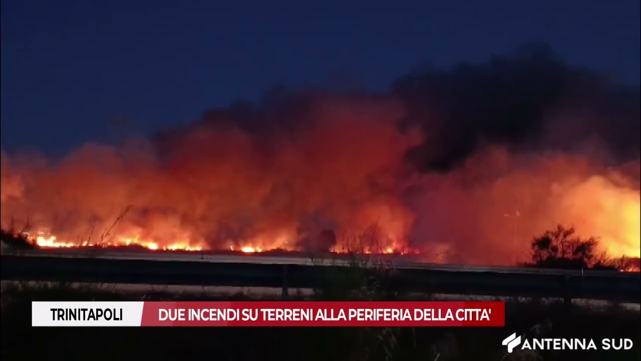 Due incendi alla periferia di Trinitapoli: in fiamme alcuni terreni