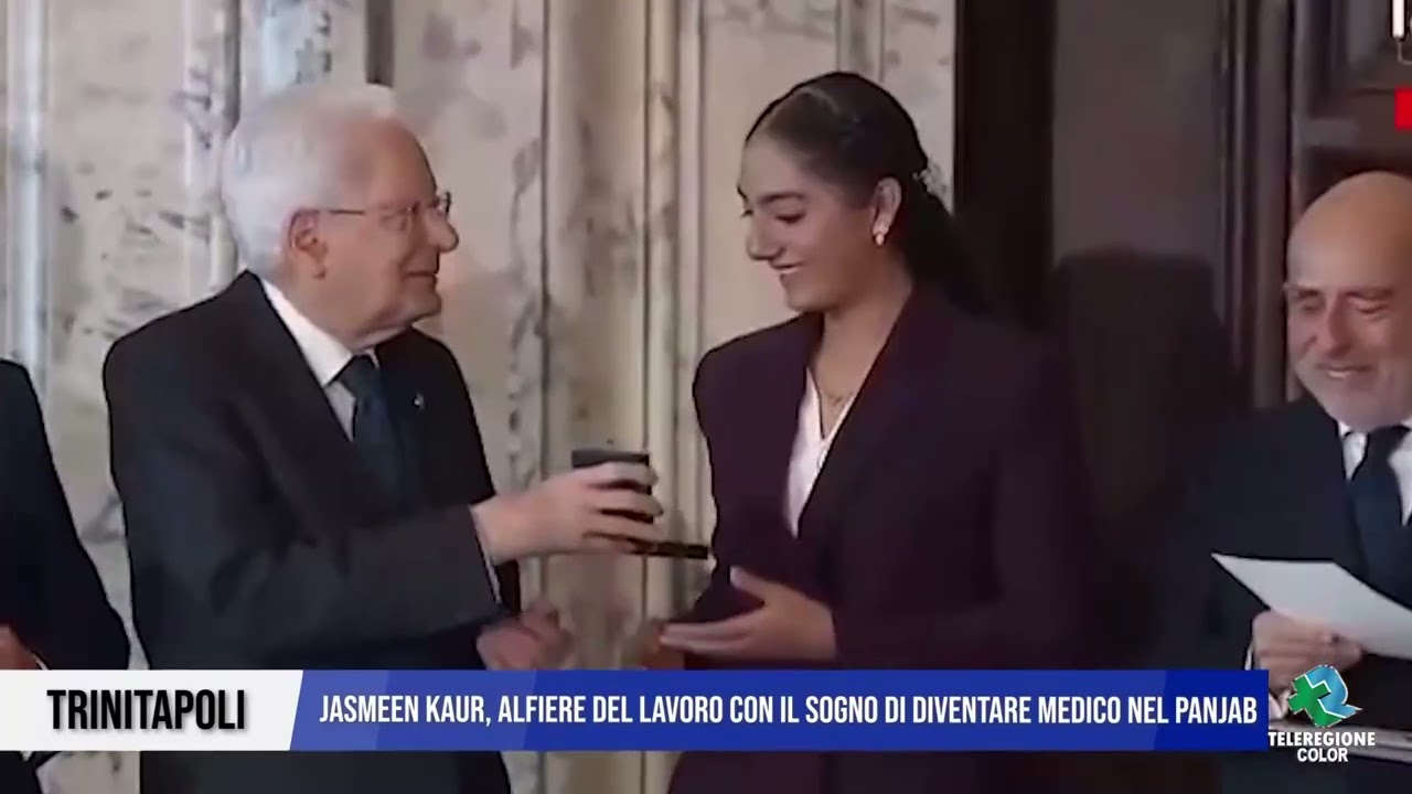 Trinitapoli, Jasmeen Kaur nominata Alfiere del Lavoro: il sogno di diventare medico nel Punjab