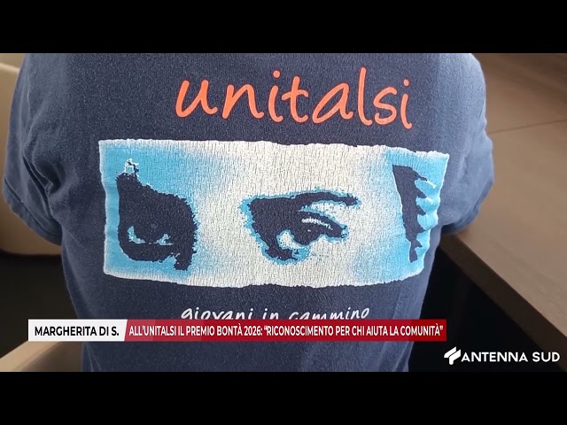 Premio Bontà 2026 all’Unitalsi per l’impegno al servizio della comunità