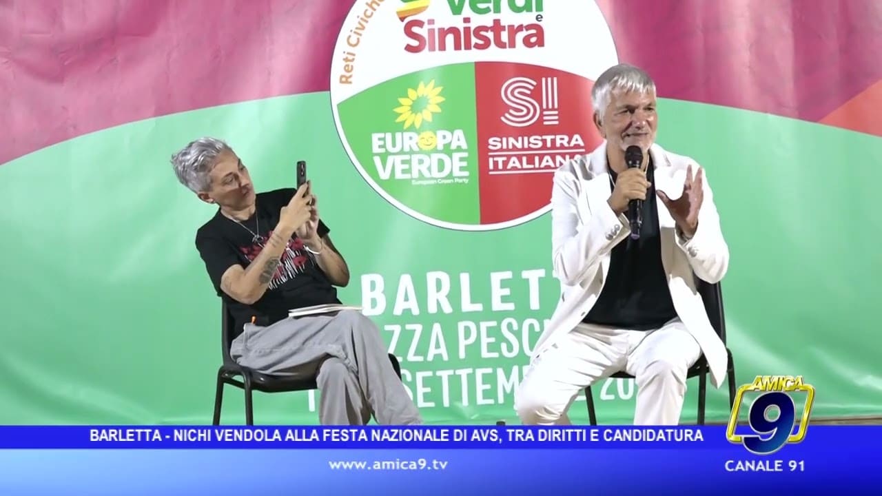 Nichi Vendola alla festa nazionale di AVS, tra diritti e candidatura alle regionali